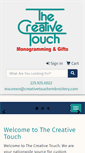Mobile Screenshot of creativetouchembroidery.com